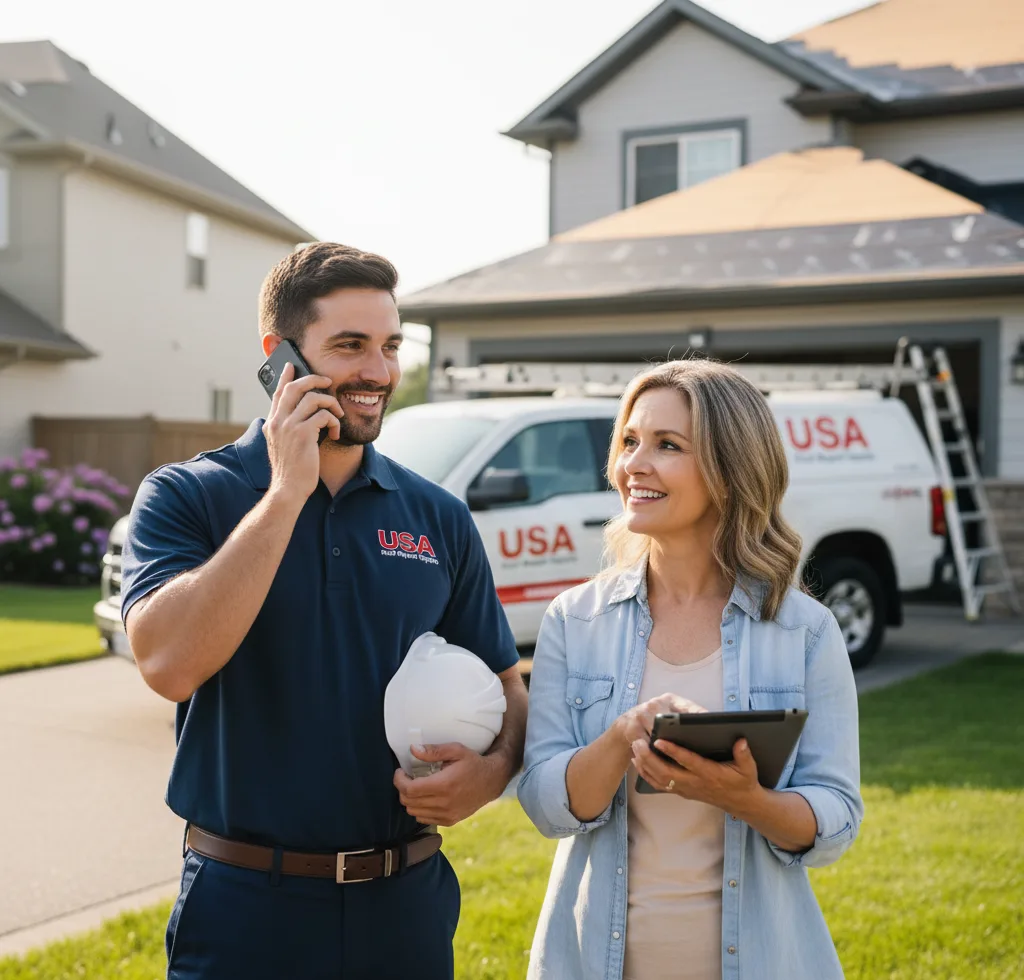 USA Roof Repair Experts customer support in Sandy